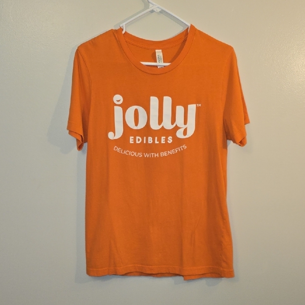 Bella Canvas Vibrant Orange Jolly Edibles Tee LOT-I